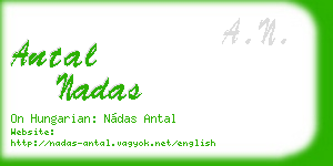 antal nadas business card